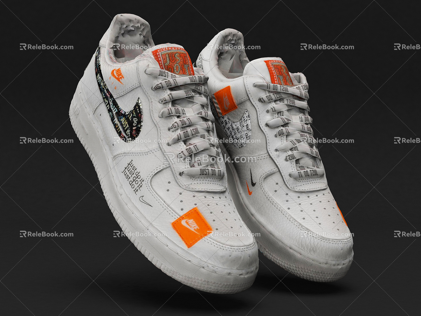 Modern sneaker Nike sneaker 3d model