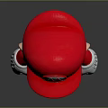3D Super Mario Figurine Character With Red Hat Blue Overalls White Gloves And Brown Shoes