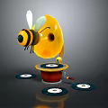 Jukebox Old-fashioned record player film machine Old-fashioned film player record player Old-fashioned record player music equipment 3d model