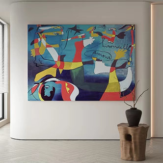 decorative painting 3d model