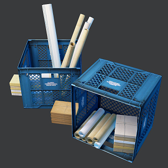 Modern Storage Basket Old Basket 3d model