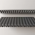 Chinese-style eaves building components 3d model