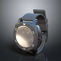 Stylish Black Watch with Silicone Strap Round Dial and Modern Design for Everyday Casual Wear