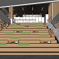 Modern Library Reading Ladder 3d model