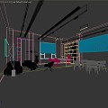 Modern Office Manager Room 3d model