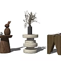 Modern side a few side a few corner a few 3d model