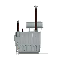Main transformer substation 220kv 500kv 3d model