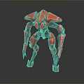 Mech Warrior Mech Soldier Machine Battlearm Mechanical Battlearm Machine Fighter Robot 3d model