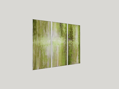 Modern Green Texture Hanging Painting Decorative Painting model