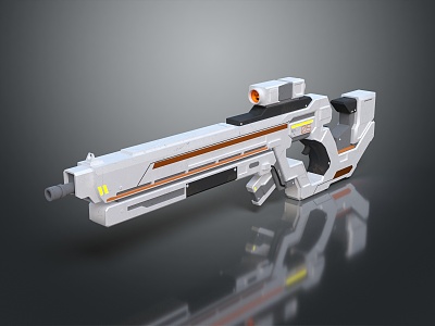 modern sci-fi gun sci-fi weapon futuristic weapon sci-fi equipment model