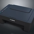 Home Office Modern Canon Compact Printer With Scanner And Control Panel