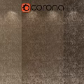 Brown Textured Wall Panels With Frames And Different Decorative Patterns 3d model