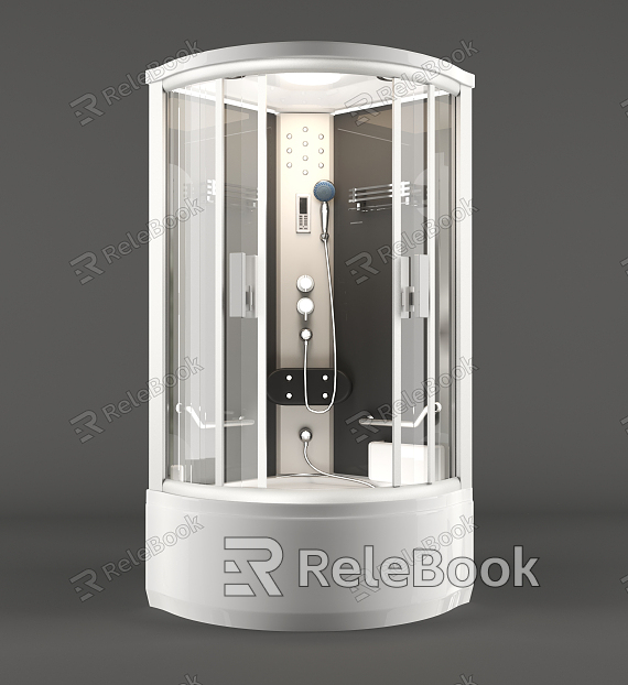 Modern shower room model