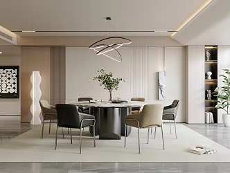 Modern Restaurant 3d model
