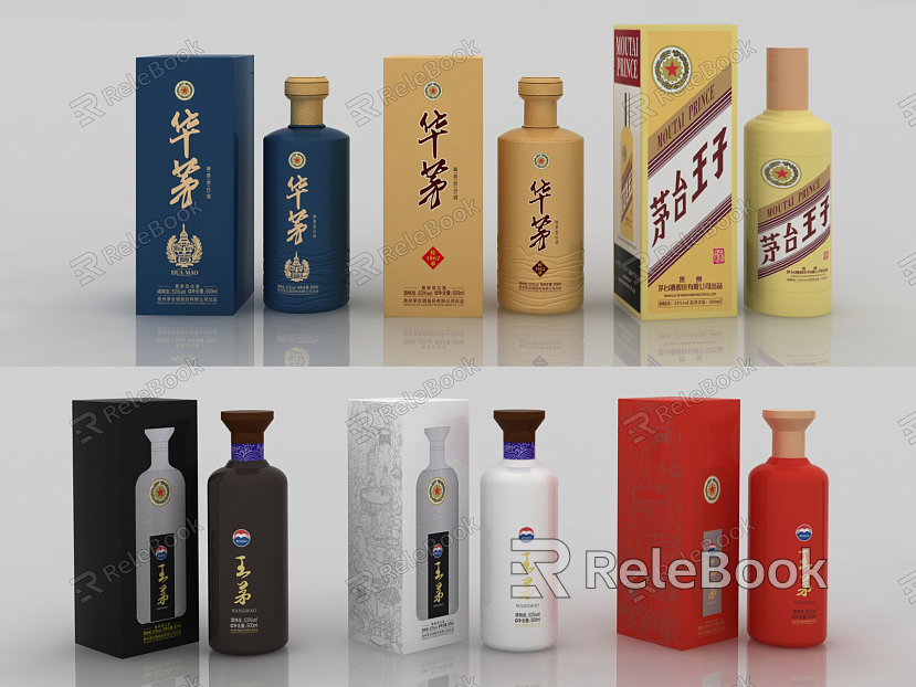 Modern Liquor Maotai Liquor model