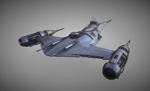 Modern fighter Nabb starfighter 3d model