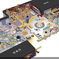 Colorful Indoor Playground Design With Climbing Frames Slide Ball Pit Equipment Room And Storage Space