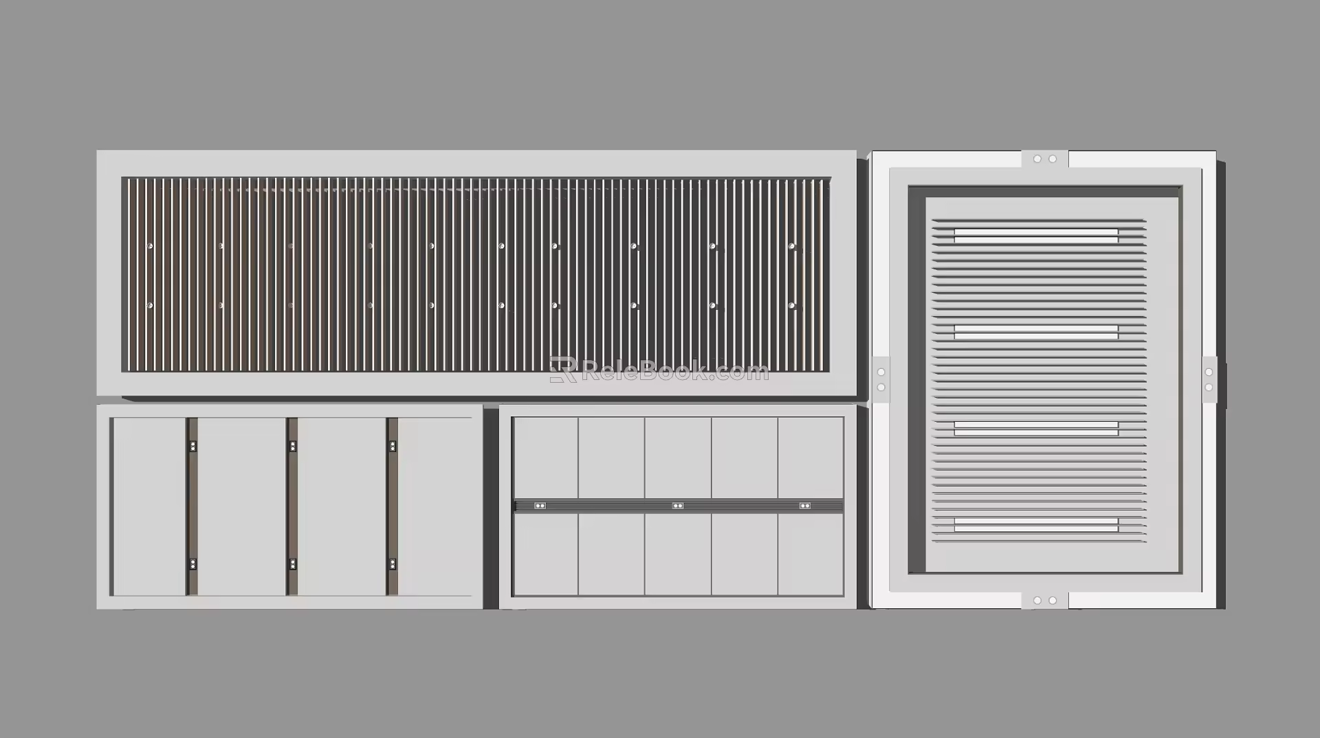Modern Ceiling Office Ceiling Aisle Ceiling 3d model