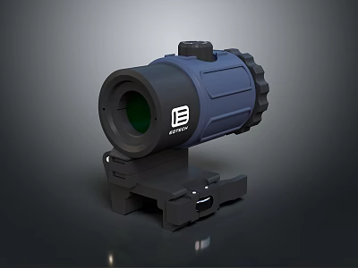 EOTECH Tactical Blue Weapon Scope With Green Lens And Mount Base 3d model