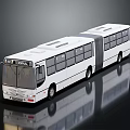 modern bus sci-fi bus future car 3d model
