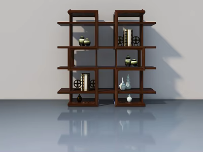Traditional Wooden Hinged Door Design For Home Interior With Decorative Elements 3d model