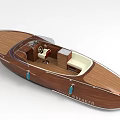 Wooden Yacht Featuring Cockpit And Seating Area