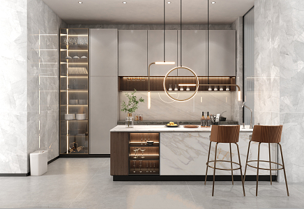 Modern Kitchen 3d model