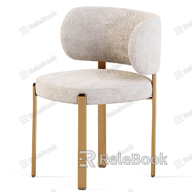 Cream Style Dining Chair Single Chair Chair model