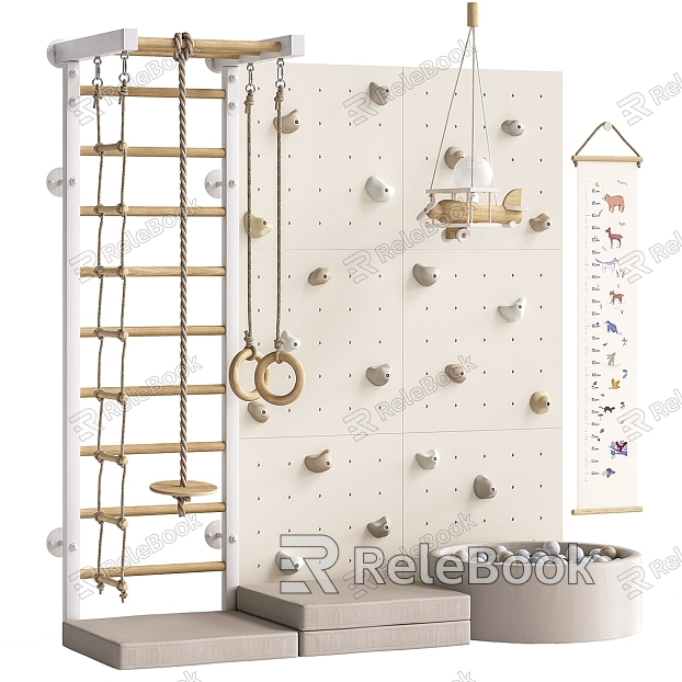 Children's amusement facilities climbing wall ball pool toy playground model