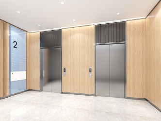 modern elevator 3d model