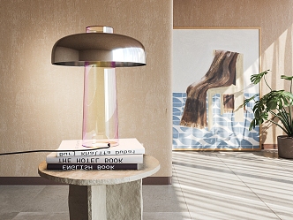 Modern Minotti table lamp 3d model