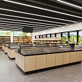 Modern Supermarket Fresh Supermarket Fruit and Vegetable Supermarket 3d model