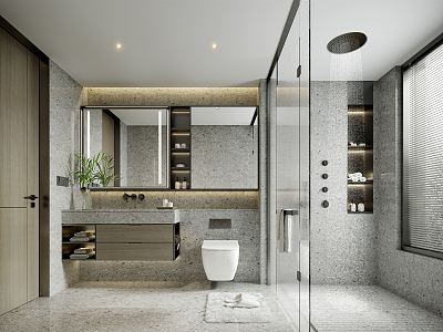 Modern toilet 3d model