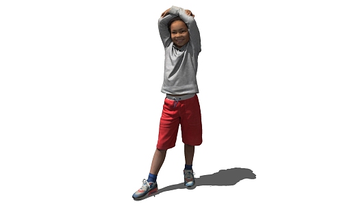 The Modern Boy 3d model