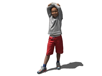 The Modern Boy 3d model