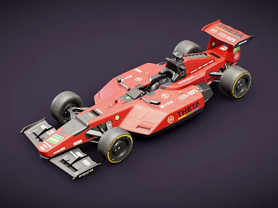 Modern Racing 3d model
