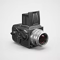 Vintage Digital Camera With Classic Black Body And High Quality Detachable Lens