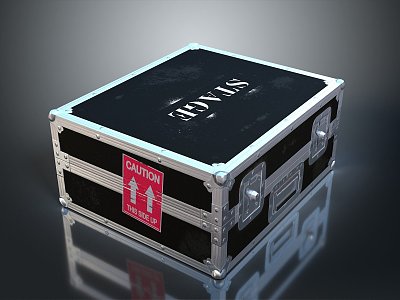 Tool Box Iron Box Iron Box Iron Trunk Box Luggage Leather Box Leather Box Container 3d model