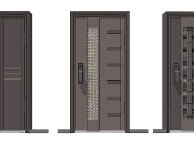 Modern security door entry door security door model