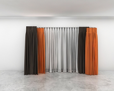 Curtains 3d model