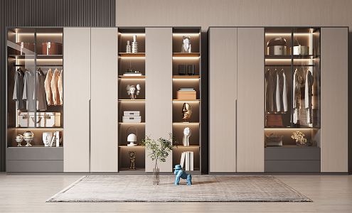 Modern wardrobe 3d model