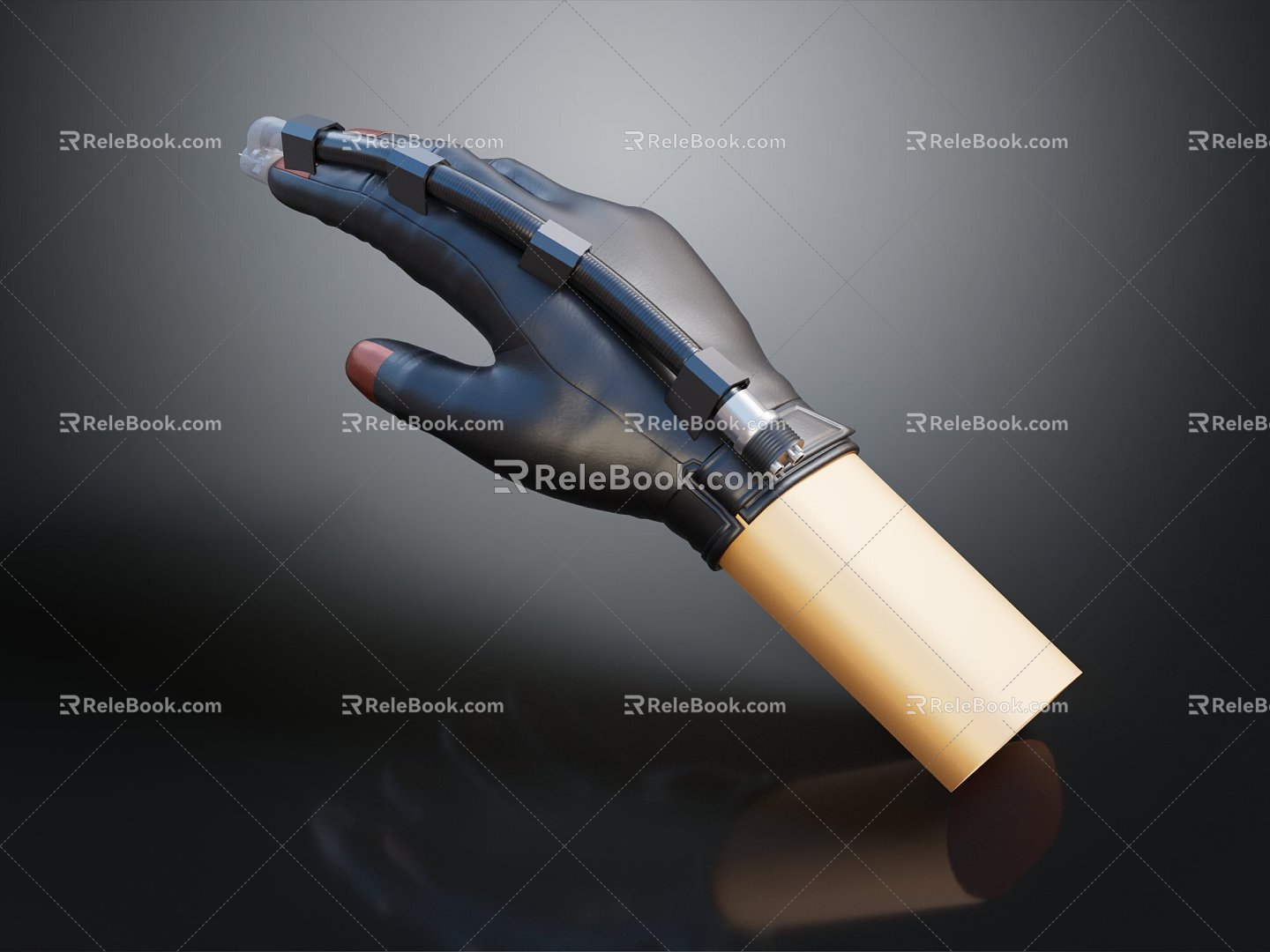 Modern Gloves Science Fiction Gloves High-tech Gloves Mechanical Gloves Manipulator model