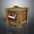 Modern Box Toolbox Iron Box Iron Box Iron Trunk 3d model