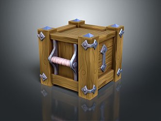 Modern Box Toolbox Iron Box Iron Box Iron Trunk 3d model