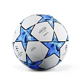 Professional Soccer Balls With Blue Star Design In Different Sizes For Sports