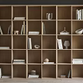 Bookshelf display rack 3d model