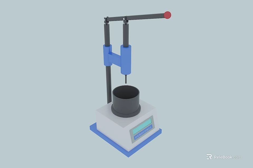 Professional Commercial Equipment With Stand Container Digital Display And Control Knob 3d model