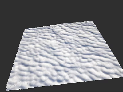 Realistic Micro Terrain Design With Wavy Surface And Detailed Textures 3d model