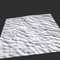 Realistic Micro Terrain Design With Wavy Surface And Detailed Textures 3d model
