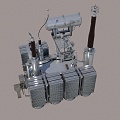 voltage main transformer main transformer 3d model